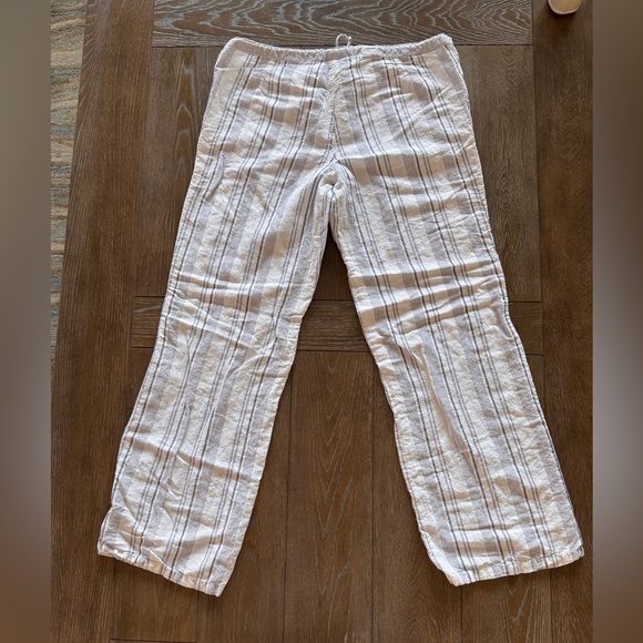 Victoria's Secret white and blue Striped Pants - Picture 11 of 15